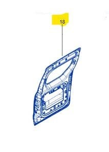 Express Combi Sağ Arka Kapı 2020-> 821006065R - Renault Mais