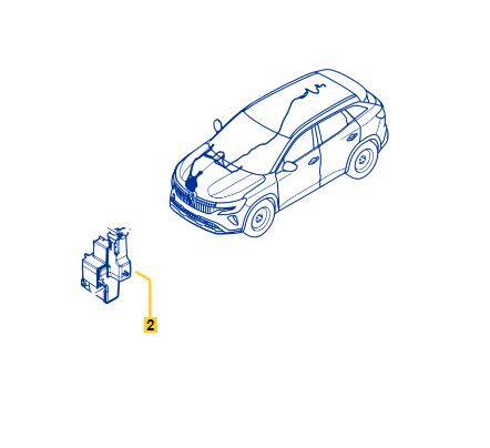 Austral Cam Silgi Silecek Fisikiye Deposu 2022-> 289102620R -Renault Mais