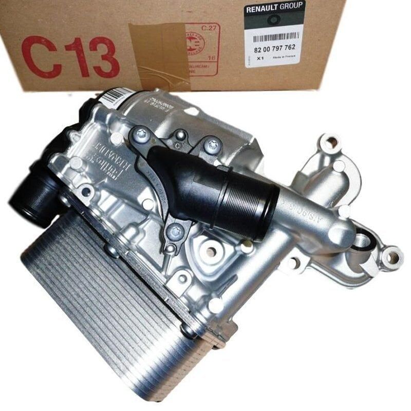 Trafic 2-II Laguna 3-III Latitude Yağ Soğutucusu Komple 2.0 Dci M9R 8200797762 -Renault Mais