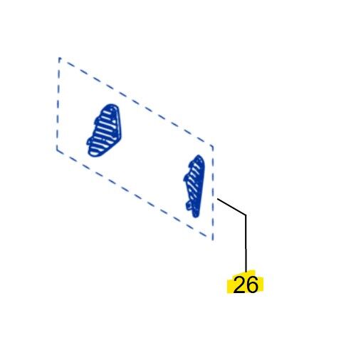 Clio 5-V Arka Tampon Alt Çıtası 2020-> 850D24677R -Orijinal Yedek Parça