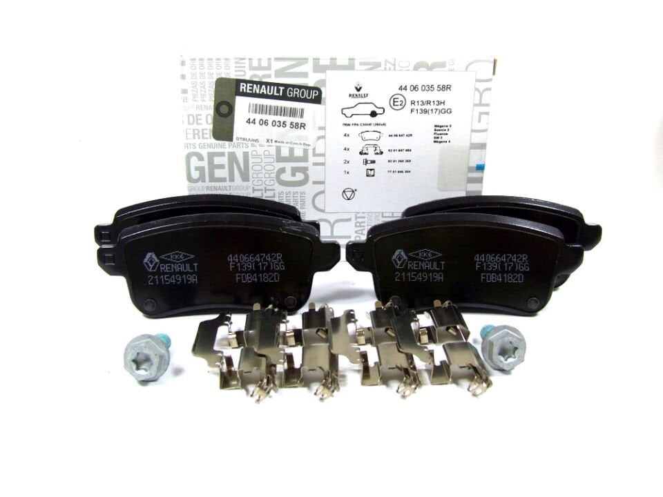 Kangoo 4-IV Megane E-Tech Arka Disk Balata Takımı 2020-> 440604785R-440605358R -Renault Mais