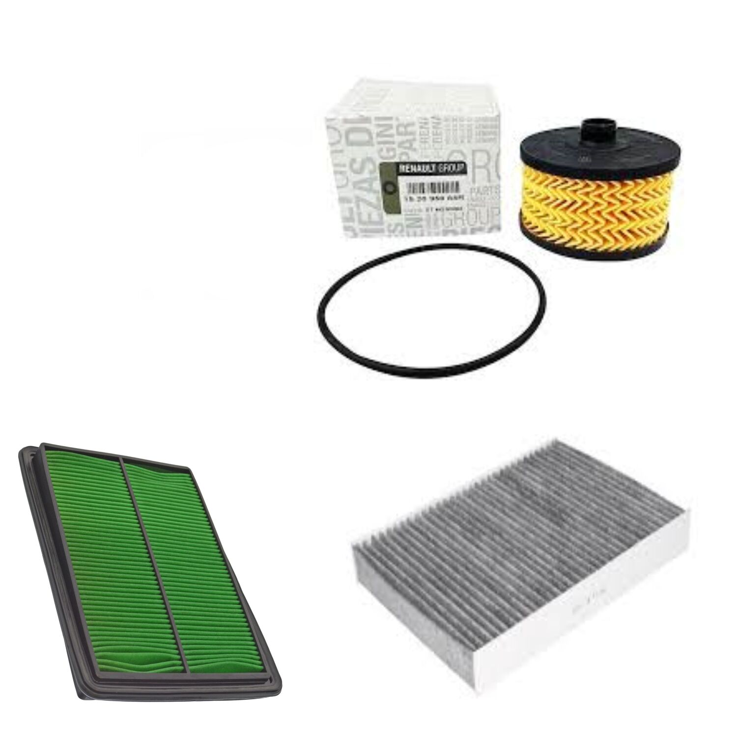 Kadjar Filtre Bakım Seti 1.3 Tce H5H (2013-2022) (Yağ+Hava+Polen Filtre)