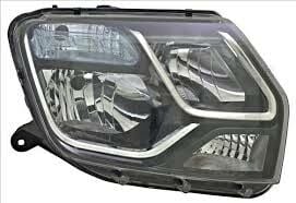 Duster 1-I Sağ Far Lambası İçi Siyah Nikelajlı (2013-2017) 260100156R -Renault Mais