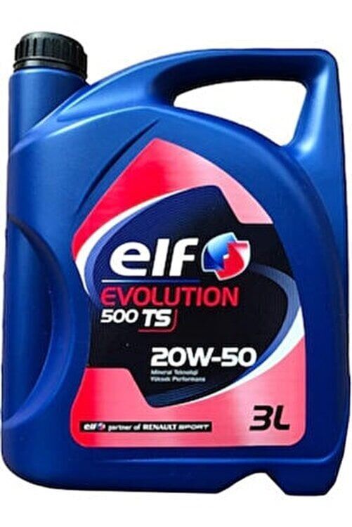 Motor Yağı Elf 20W-50 Evolutıon 500 TS 3 Litre -Elf