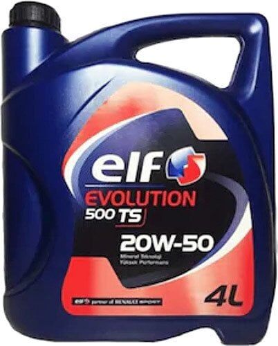 Elf Evolution 500 TS 20W-50 Motor Yağı 4 Lt  -Elf