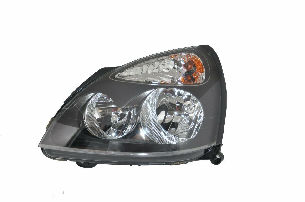 Clio 2-II Sol Far Lambası (Siyah) (2003-2004) 7701054058 -İthal