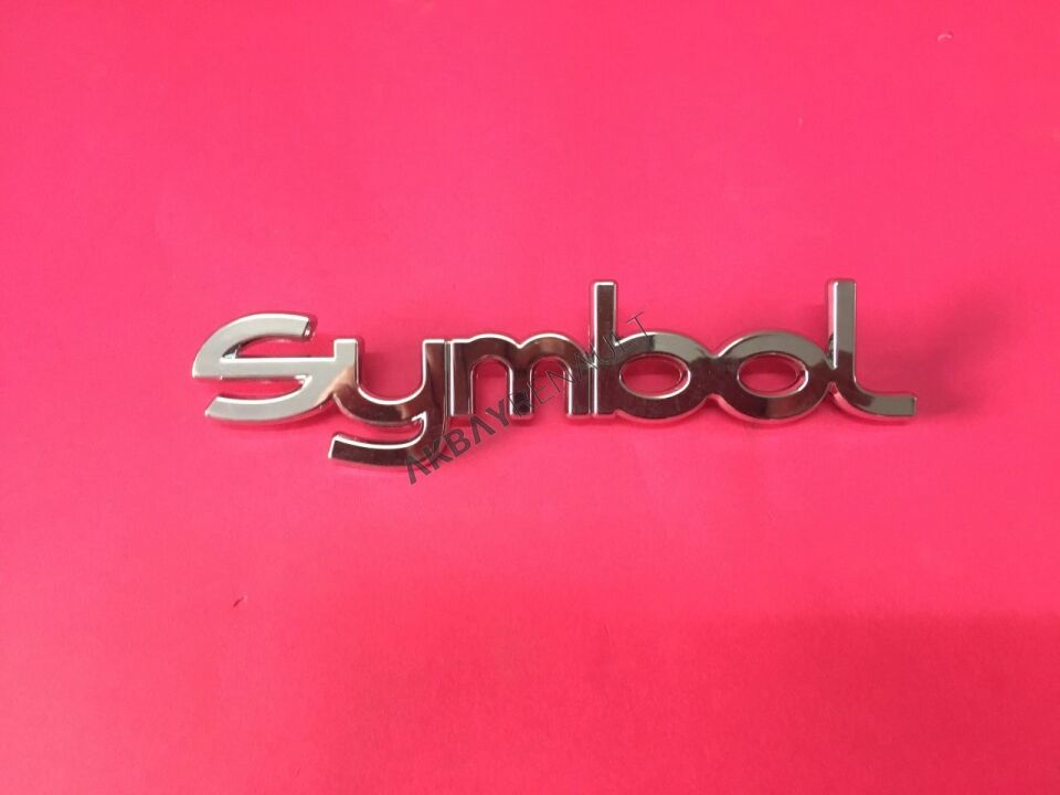 Clio 2-II Symbol Joy Arka Yazı Monogram 8200867304-8200867305 -Yerli Üretim