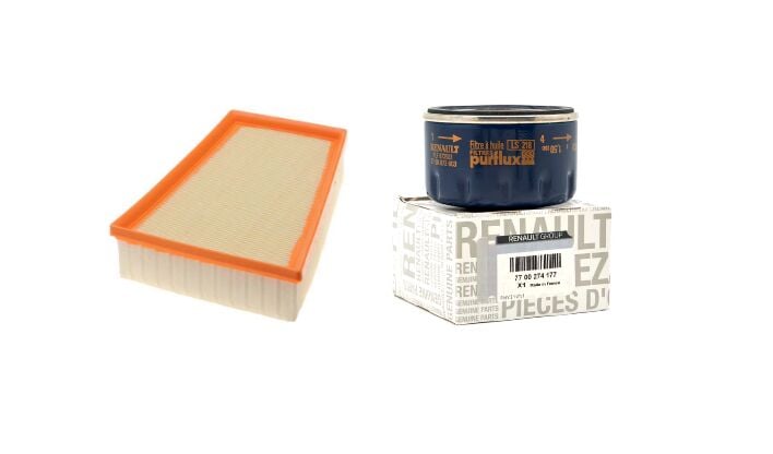 Megane 3-III Fluence Filtre  Bakım Seti 1.6 16V K4M (2008-2016) (Yağ+Hava Filtre )