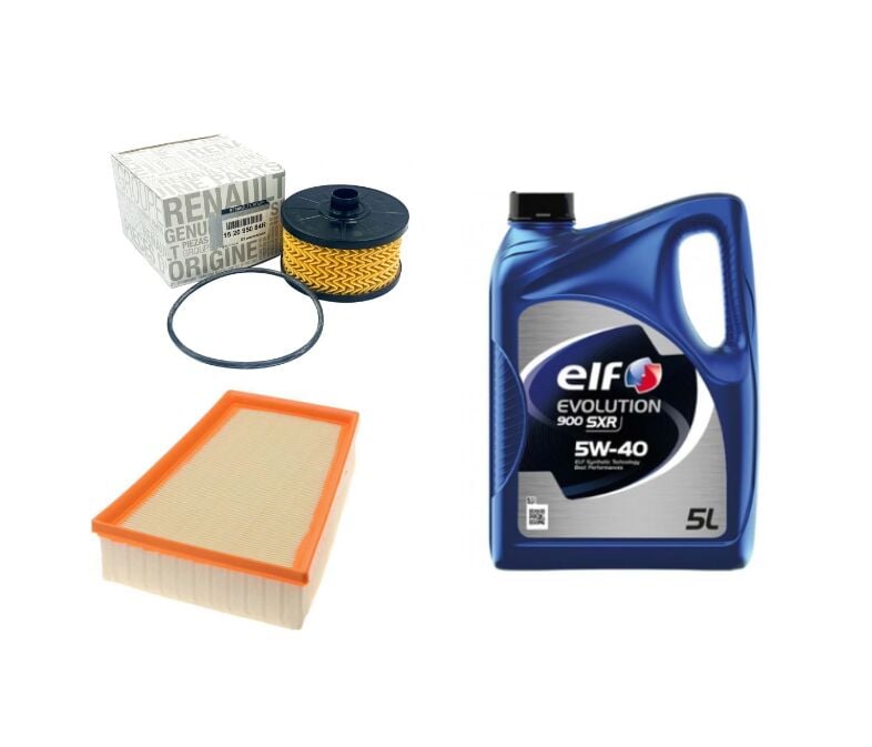 Megane 3-III Yağ Bakım Seti 1.4 Tce H4J (2008-2016) (Motor Yağı+Yağ +Hava Filtre )