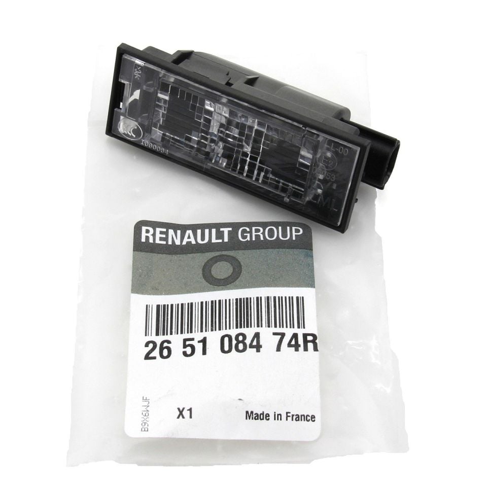 Megane 3-III Grand Tourer Plaka Lambası (2008-2016) 265108474R -Renault Mais