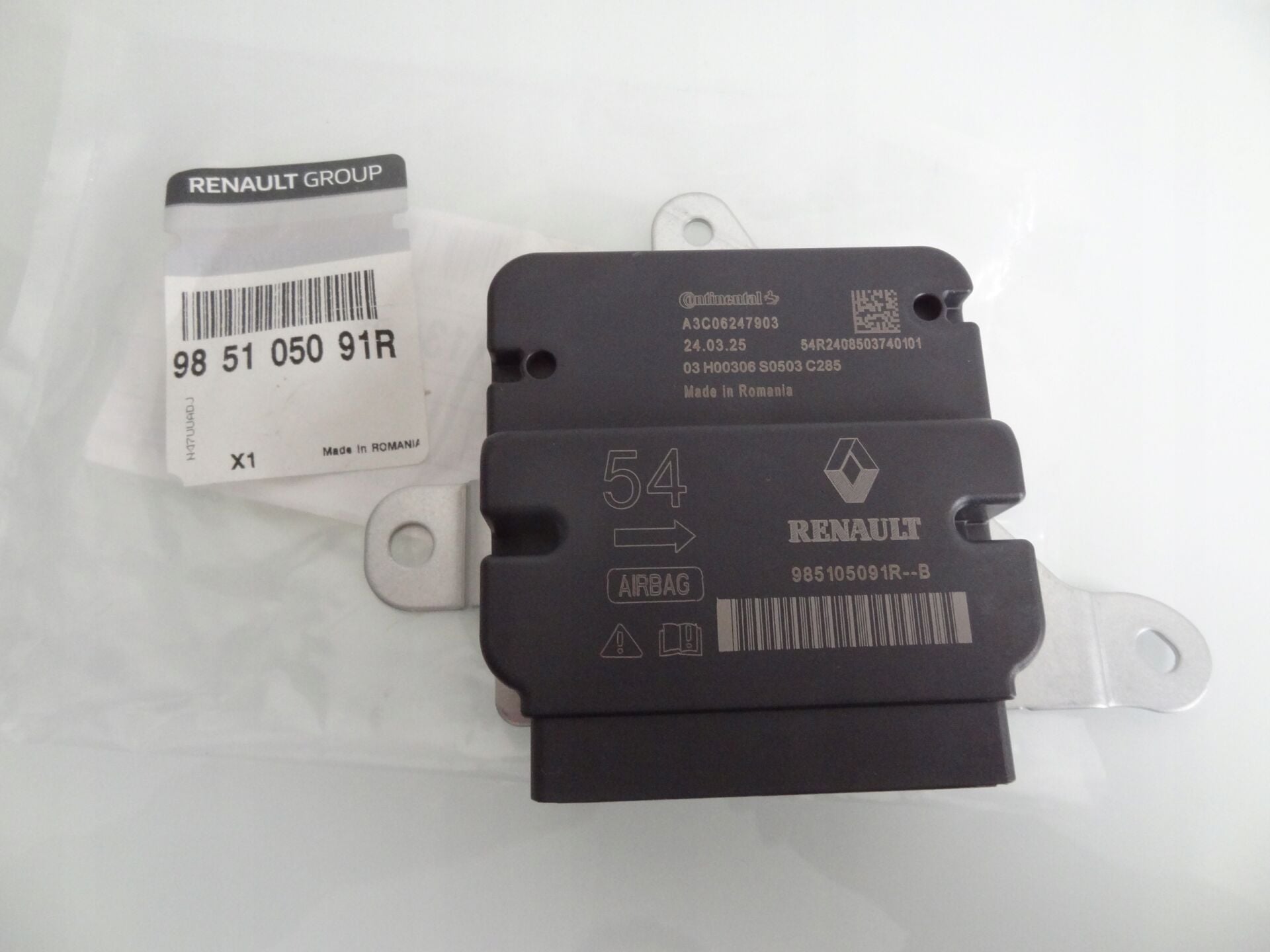 Master 3-III Hava Yastığı (Airbag) Beyni (2010-2020) 985105091R -Renault Mais