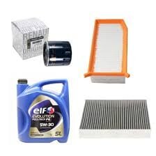 Clio 4-IV Captur 1-I Yağ Bakım Seti 1.5 Dci K9K (2013-2020) (Motor Yağı+Yağ+Hava+Polen Filtre)