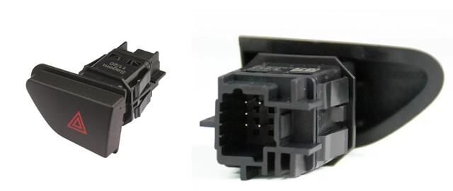 Lodgy Dokker Dörtlü Flaşör Butonu (Düğmesi) (2013-2020) 252907372R -Renault Mais