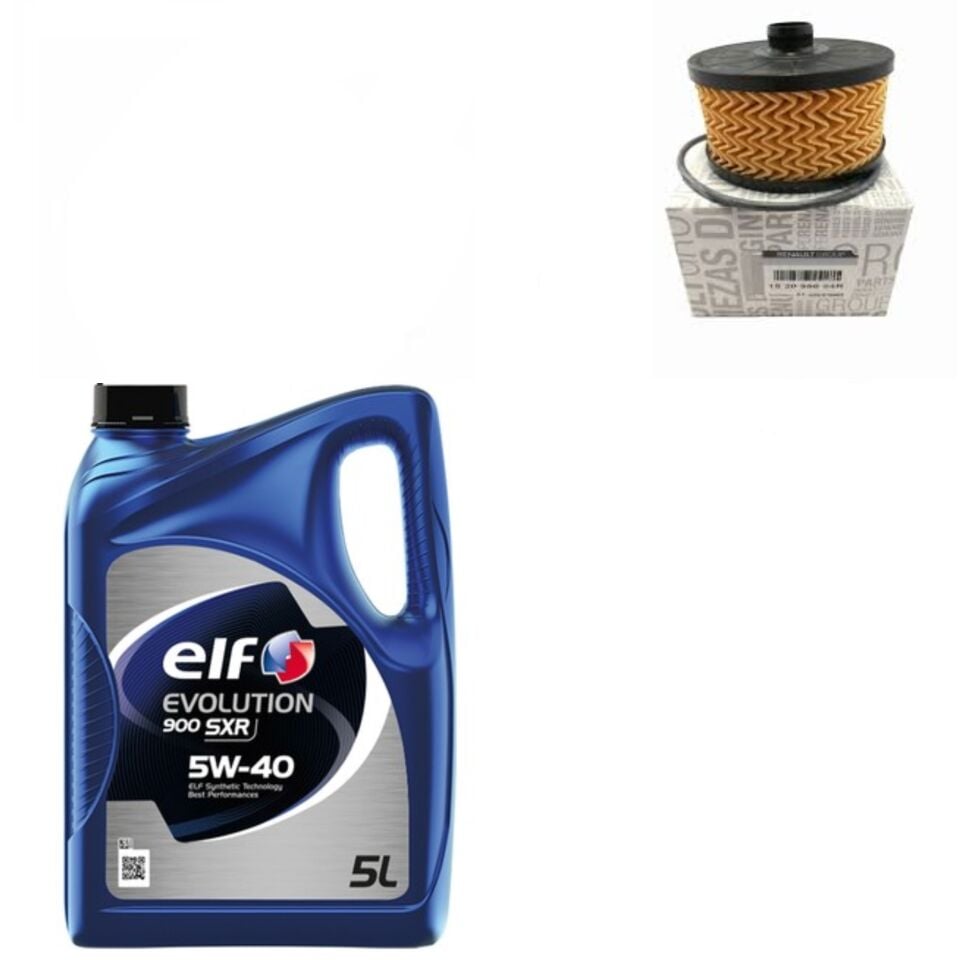 Clio 4-IV Captur 1-I Yağ Bakım Seti 0.9 Tce H4B-1.2 Tce H5F (2013-2020) (Motor Yağı+Yağ Filtre