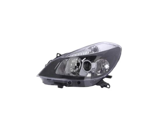 Clio 3-III Sol Ön Far Lambası (Mercekli) Siyah (2004-2008) 260608764R-7701061075 -Renault Mais