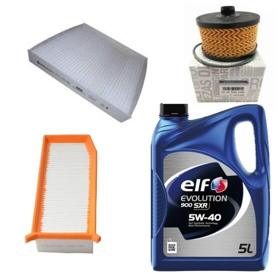 Logan Sandero 2-II Yağ Bakım Seti 0.9 Tce H4B-1.2 Tce H5F (13-20)Motor Yağı+Yağ+Hava+Polen Filtre