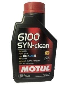 Motul Motor Yağı 5W/40 SYN-clean 6100 (1 LT) -Motul