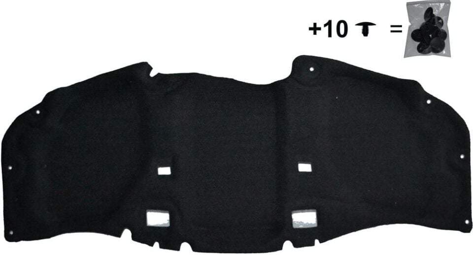 Logan 1-I Motor Kaput Keçesi İzalatörü ve Klipsleri (2004-2012) 8200734089 -Renault Mais