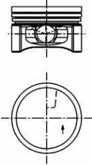 Twingo Piston Sekman (Adet)  0.50 1.2 8v D7F 7701474305-7701473287 -Yenmak