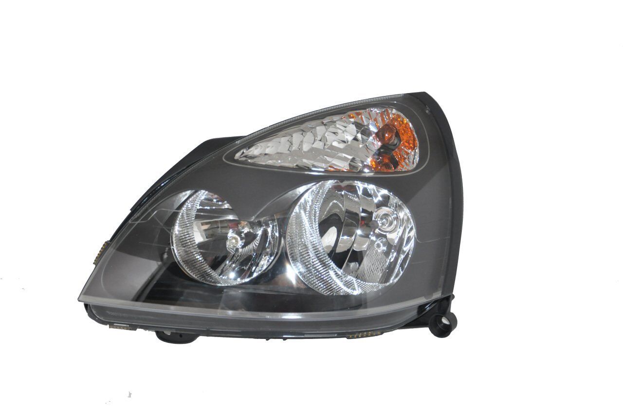 Clio 2-II Sol Ön Far Lambası Siyah (2005-2008) 7701054058 -Depo