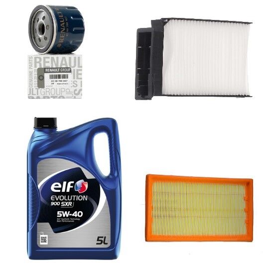 Clio 3-III Modus Yağ Bakım Seti 1.5 Dci K9K (2003-2012)(Motor Yağı+Yağ +Hava + Polen Filtre )
