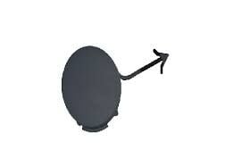 Clio 2-II Thalia Arka Tampon Çeki Demir Kapağı (2009-2012) 7701210065 -Yerli Üretim