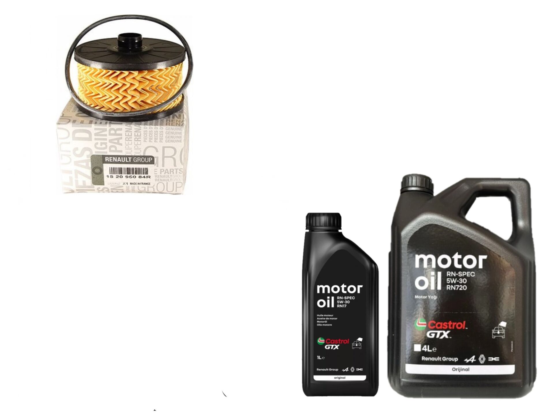 Taliant Sandero 3-III Yağ Bakım Seti 1.3 Tce H5H 2020-> (Motor Yağı+Yağ Filtre )