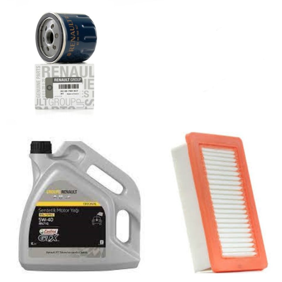 Taliant Sandero 3-III Yağ Bakım Seti 1.0 Sce B4D 2020-> (Motor Yağı+Yağ+Hava Filtre)