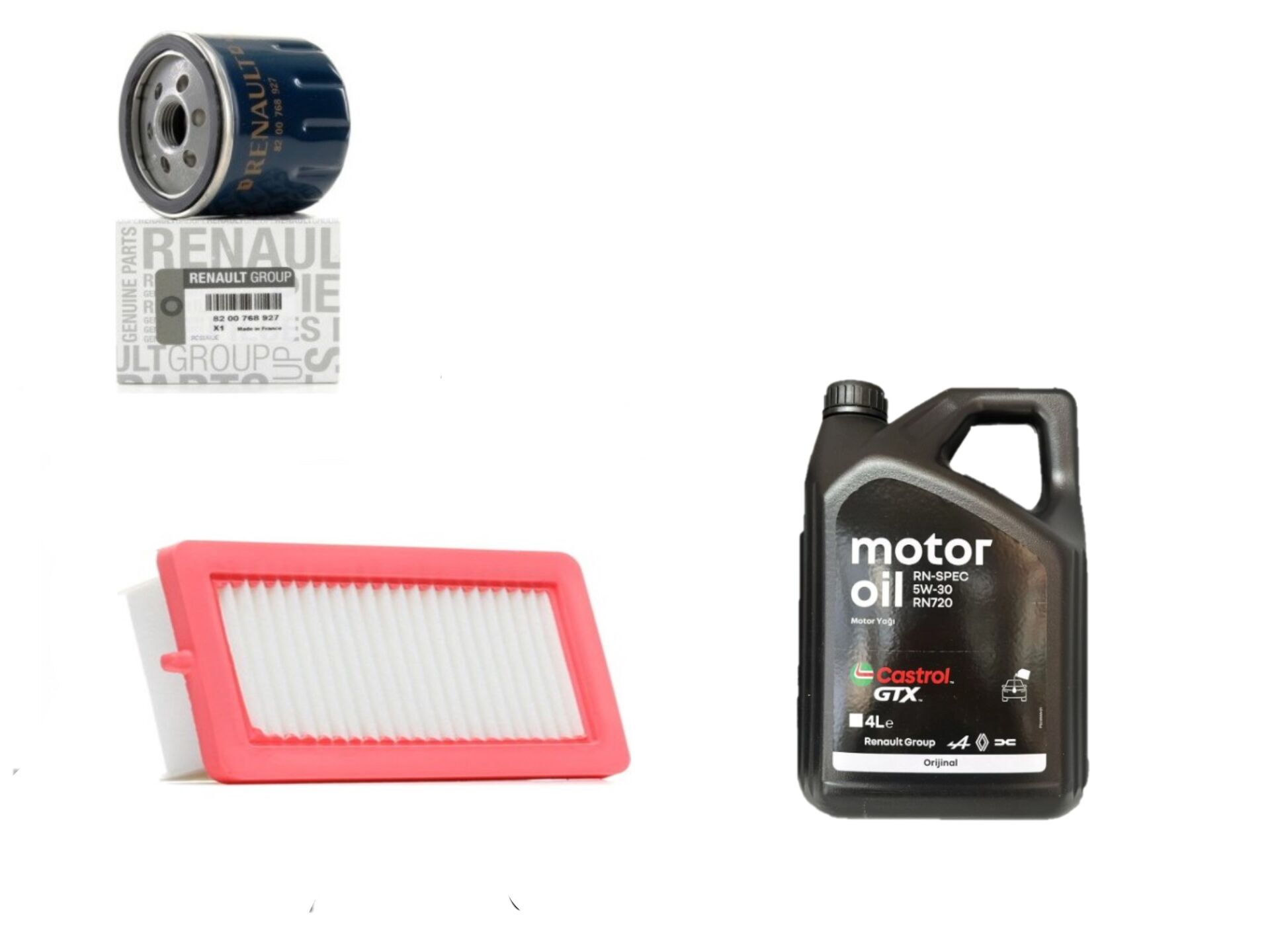 Taliant Sandero 3-III Yağ Bakım Seti 1.0 Sce B4D 2020-> (Motor Yağı+Yağ+Hava Filtre )