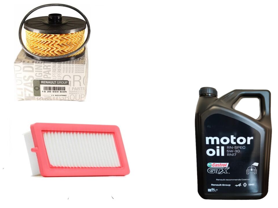 Taliant Sandero 3-III Yağ Bakım Seti 1.0 Tce H4D 2020-> (Motor Yağı+Yağ+Hava Filtre)