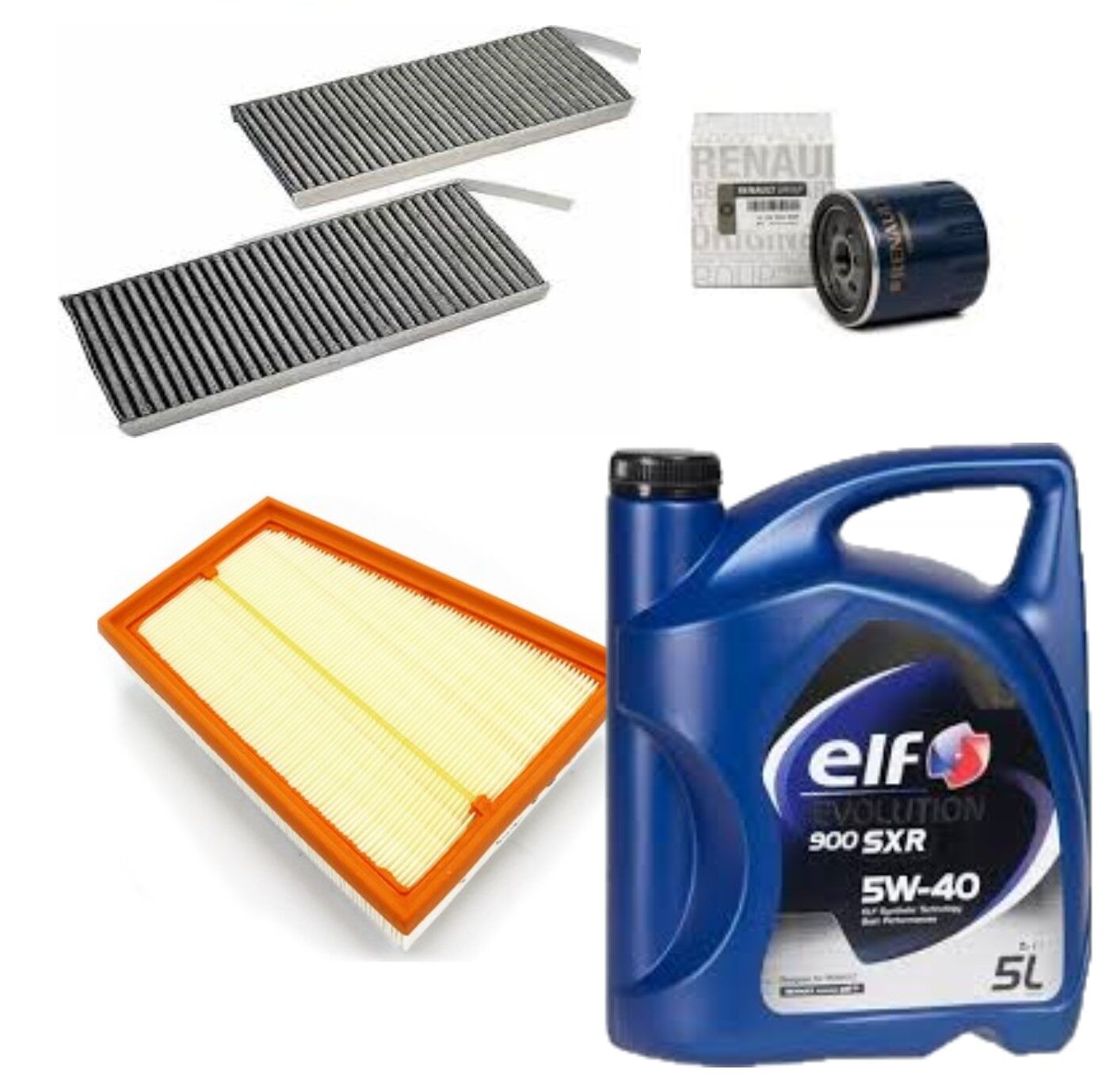 Kangoo 3-III Yağ Bakım Seti 1.5 Dci K9K  (2008-2012) (Motor Yağı+Yağ+Hava+Polen Filtre )