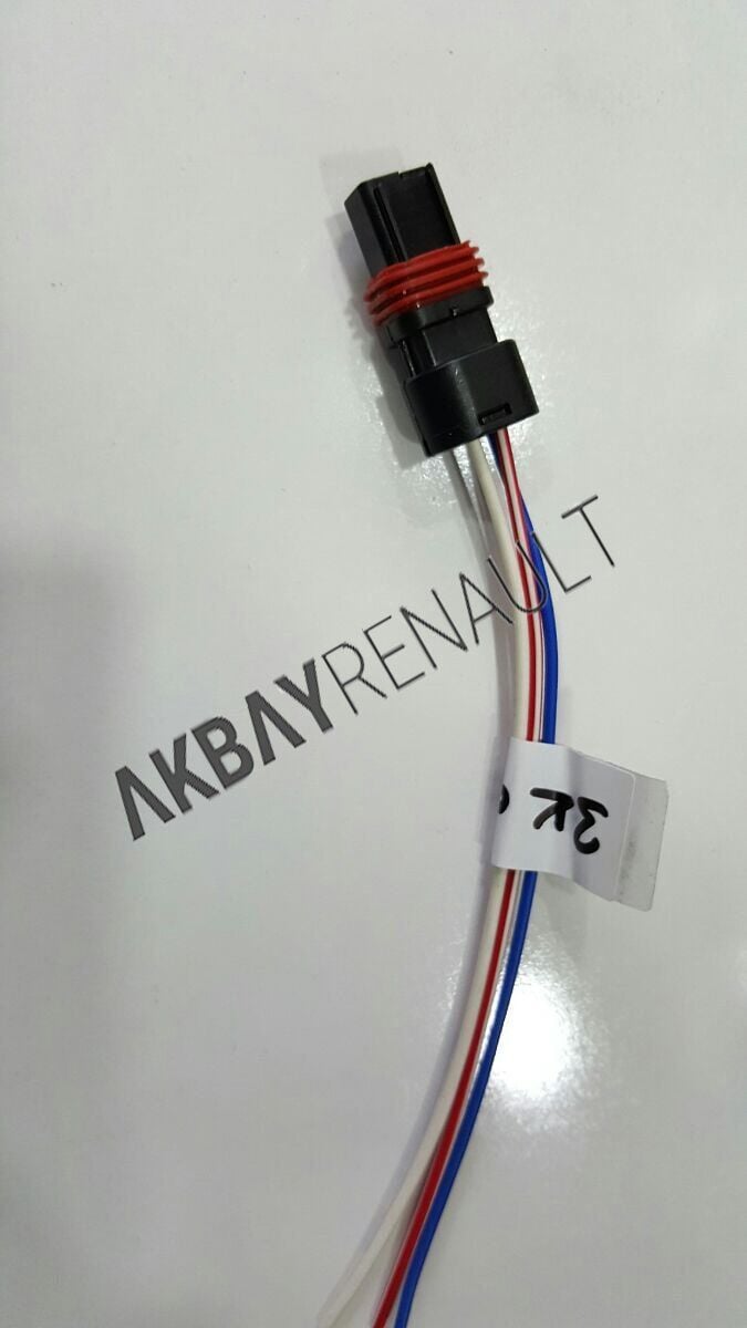 Renault Kilometre Kaptör Soketi 3 Fişli 3K009 -Yerli Üretim