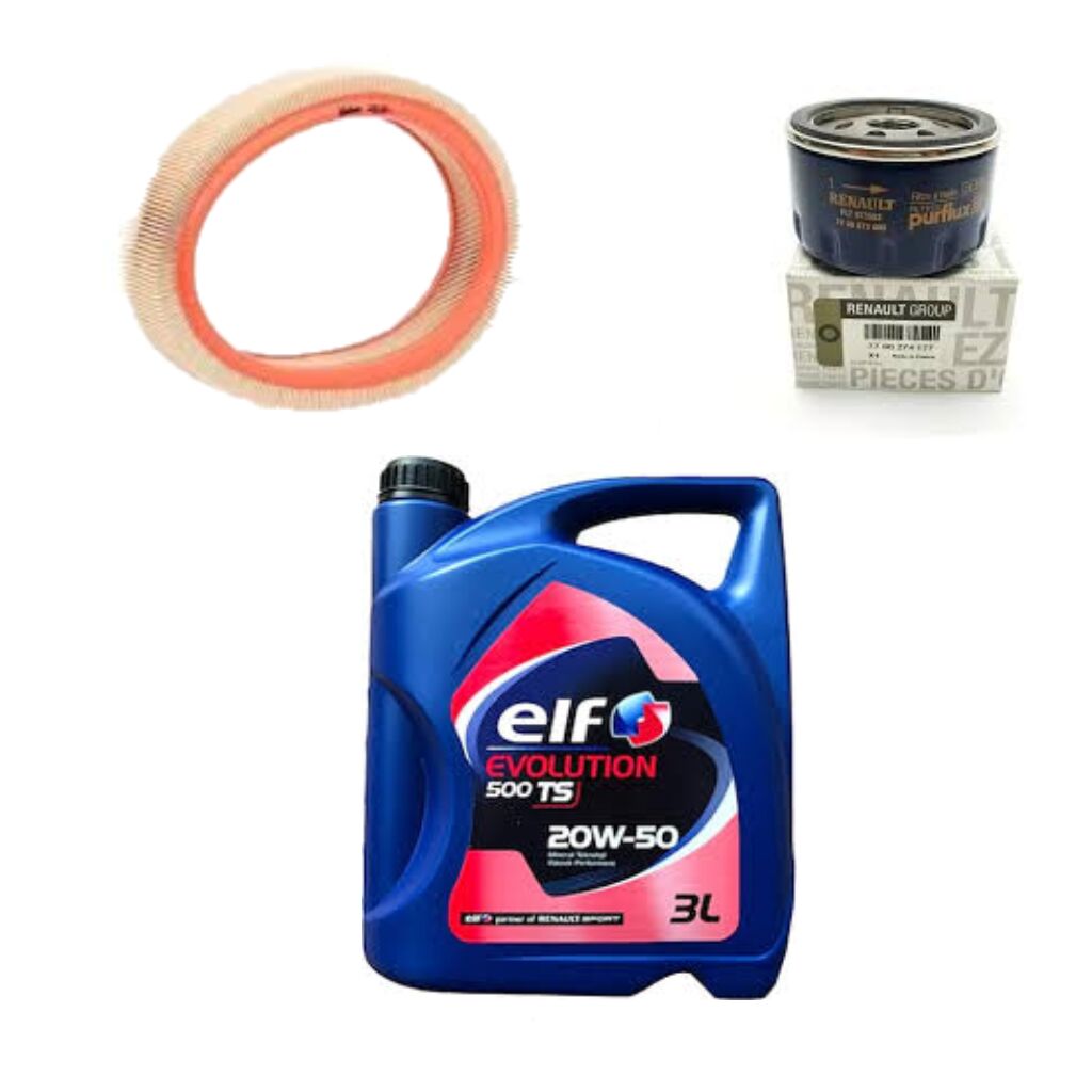 R19 Europa Yağ Bakım Seti 1.4 8V Karbüratörlü (Motor Yağı+Yağ+Hava Filtre )