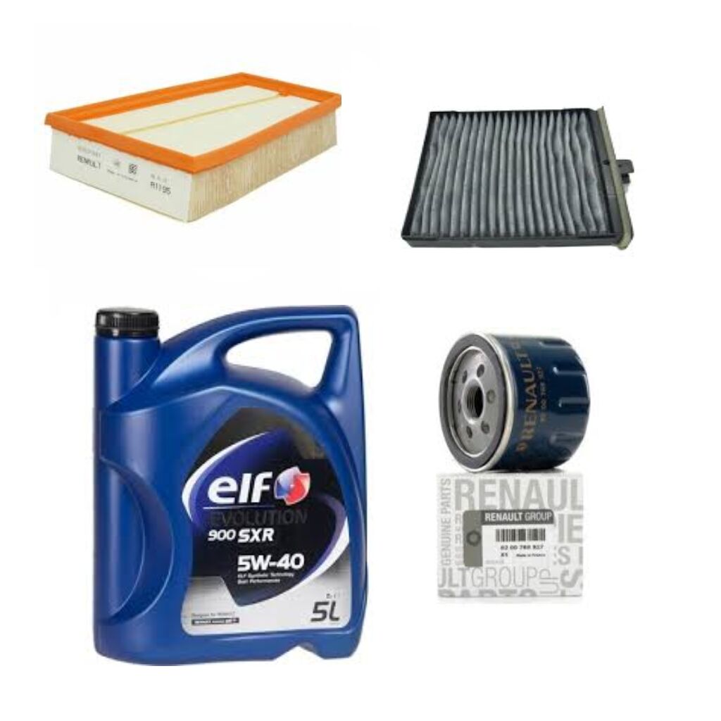 Scenic 2-II Yağ Bakım Seti 1.5 Dci K9K (2003-2010) (Motor Yağı+Yağ+Hava + Polen Filtre )